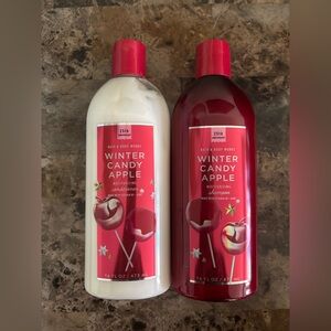 Bath & Body Works Shampoo & Conditioner Set Winter Candy Apple 16 fl oz New